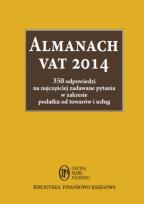 Okładka książki Almanach VAT 2014
