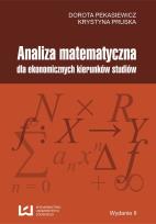 Okładka książki Analiza matematyczna dla ekonomicznych kierunków studiów