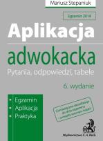 Okładka książki Aplikacja adwokacka