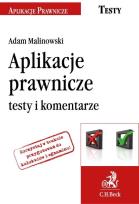 Okładka książki Aplikacje prawnicze Testy i komentarze