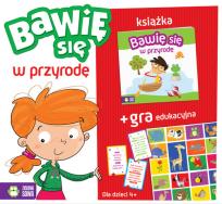 Okładka książki Bawię się w przyrodę książka + gra