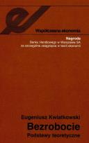 Okładka książki Bezrobocie Podstawy teoretyczne