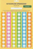 Opakowanie Błyskawiczne sprawdziany ó - u 1