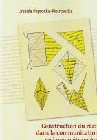 Okładka książki Construction du recit dans la communication en langue etrangere