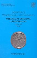 Okładka książki Deputaci Trybunału Głównego Księstwa Litewskiego