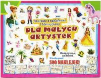 Okładka książki Dla małych artystek. Skarbiec z naklejkami