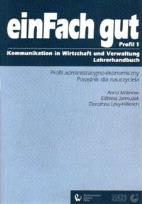 Okładka książki ein Fach gut 1 Profil administracyjno-ekonomiczny Poradnik dla nauczyciela