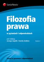 Okładka książki Filozofia prawa w pytaniach i odpowiedziach