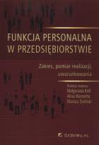 Okładka książki Funkcja personalna w przedsiębiorstwie