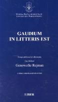 Okładka książki Gaudium in Litteris Est