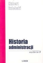 Okładka książki Historia administarcji