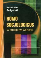 Okładka książki Homo socjologicus w strukturze wartości