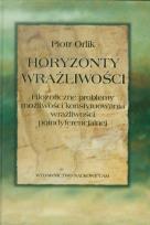 Okładka książki Horyzonty wrażliwości