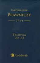 Opakowanie Informator Prawniczy 2014 Tradycja od lat B6 granatowy