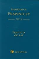Opakowanie Informator Prawniczy 2014 Tradycja od lat B6 zielony