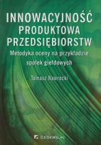 Okładka książki Innowacyjność produktowa przedsiębiorstw