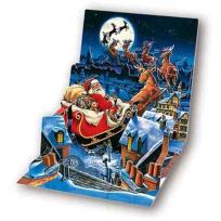 Opakowanie Kartki 3D Santa's Sleigh Ride