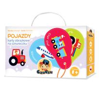 Okładka książki Karty obrazkowe na sznureczku - Pojazdy