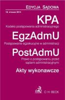 Opakowanie Kodeks postępowania administracyjnego Postępowanie egzekucyjne w administracji. Prawo o postępowaniu przed sądami administracyjnymi