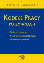 Okładka książki Kodeks pracy po zmianach