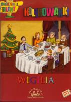 Okładka książki Kolorowanki-Wigilia