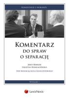 Okładka książki Komentarz do spraw o separację