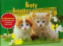 Opakowanie Koty Książka z puzzlami