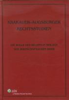 Okładka książki Krakauer Augsburger Rechtsstudien