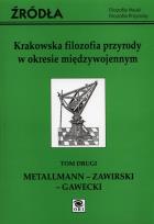 Opakowanie Krakowska filozofia przyrody w okresie międzywojennym Tom 2