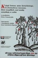 Okładka książki Księgi Jezusa syna Syrachowego