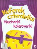 Okładka książki Kuferek Czterolatka Wycinanki wyd.2012 JUKA