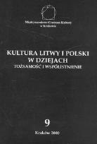 Opakowanie Kultura Litwy i Polski w dziejach nr 9