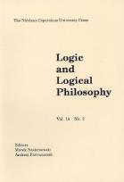 Opakowanie Logic and Logical Philosphy, Vol. 14, No. 2