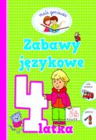 Okładka książki Mali geniusze - Zabawy językowe 4-latka