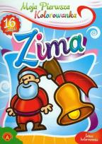 Okładka książki Moja pierwsza kolorowanka - Zima ALEX