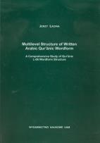 Okładka książki Multilevel structure of written Arabic
