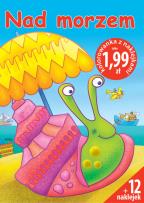 Okładka książki Nad morzem - Kolorowanka z naklejkami