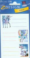 Opakowanie Naklejki na zeszyty jednorożce