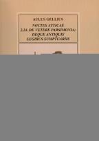 Okładka książki Noce attyckie 2.24. o dawnej oszczędności i o starożytnych ustawach dotyczących wydatków
