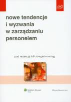 Okładka książki Nowe tendencje i wyzwania w zarządzaniu personelem