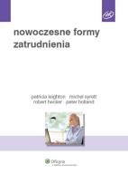 Okładka książki Nowoczesne formy zatrudnienia
