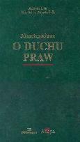 Okładka książki O duchu praw