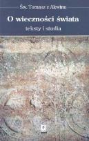 Opakowanie O wieczności świata Teksty i studia