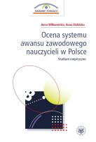 Okładka książki Ocena systemu awansu zawodowego nauczycieli w Polsce Studium empiryczne