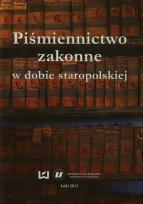 Opakowanie Piśmiennictwo zakonne w dobie staropolskiej t.3