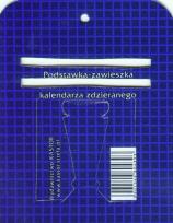 Okładka książki Podstawka-zawieszka do kalendarza zdzieranego KL5  ZA07