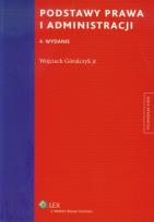 Okładka książki Podstawy prawa i administracji