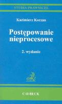 Okładka książki Postępowanie nieprocesowe