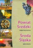 Opakowanie Powiat Średzki mapa turystyczna Środa Śląska plan miasta