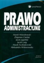 Okładka książki Prawo administracyjne